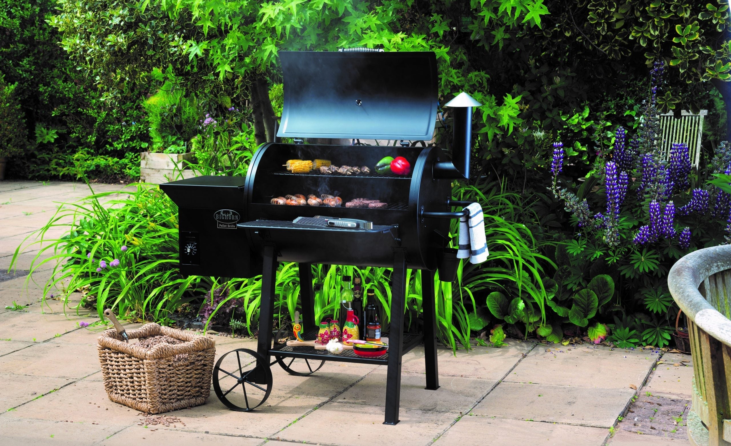 Lifestyle Big Horn Pellet Grill and Smoker LFS256 JD Catering Equipment Solutions Ltd