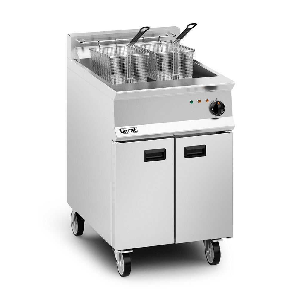 Lincat Opus 800 Electric Free-standing Single Tank Fryer OE8108/OE8108OP JD Catering Equipment Solutions Ltd