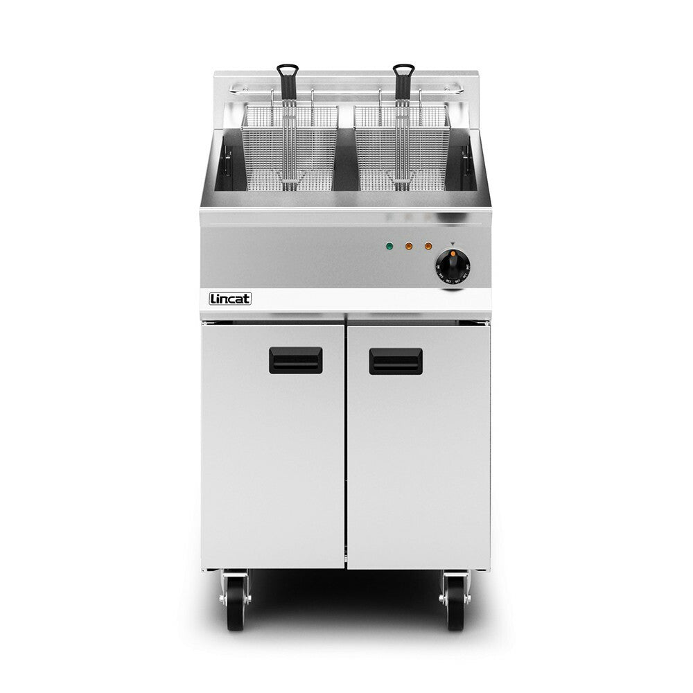 Lincat Opus 800 Electric Free-standing Single Tank Fryer OE8108/OE8108OP JD Catering Equipment Solutions Ltd