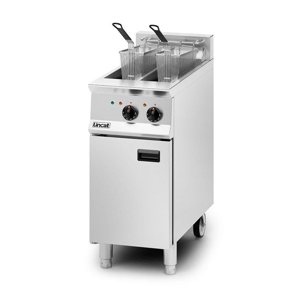 Lincat Opus 800 Electric Free-standing Twin Tank Fryer OE8105/OE8105-OP - JD Catering Equipment Solutions Ltd