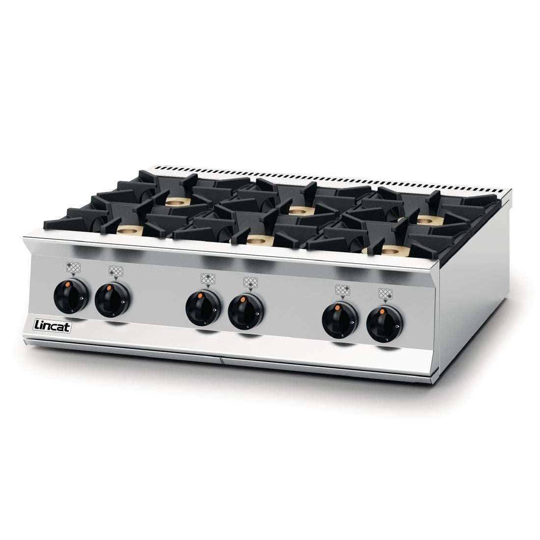 Lincat Opus 800 Natural Gas/LPG 6 Burner Boiling Top OG8004 JD Catering Equipment Solutions Ltd