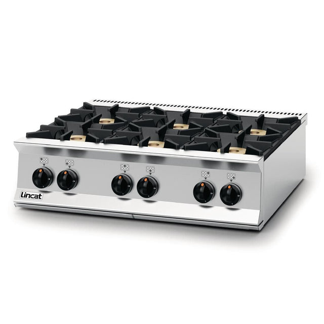 Lincat Opus 800 Natural Gas/LPG 6 Burner Boiling Top OG8004 JD Catering Equipment Solutions Ltd