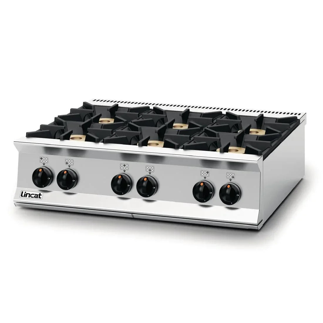 Lincat Opus 800 Natural Gas/LPG 6 Burner Boiling Top OG8004 - JD Catering Equipment Solutions Ltd