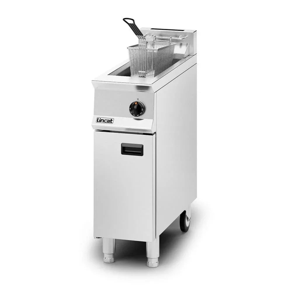 Lincat Opus 800 Natural/LPG Free-standing Single Tank Fryer - 1 Basket - W 300 mm OG8110- OG8110/OP - JD Catering Equipment Solutions Ltd