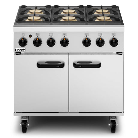 Lincat Phoenix 6 Burner Oven Range PHGR01-NAT/LPG JD Catering Equipment Solutions Ltd