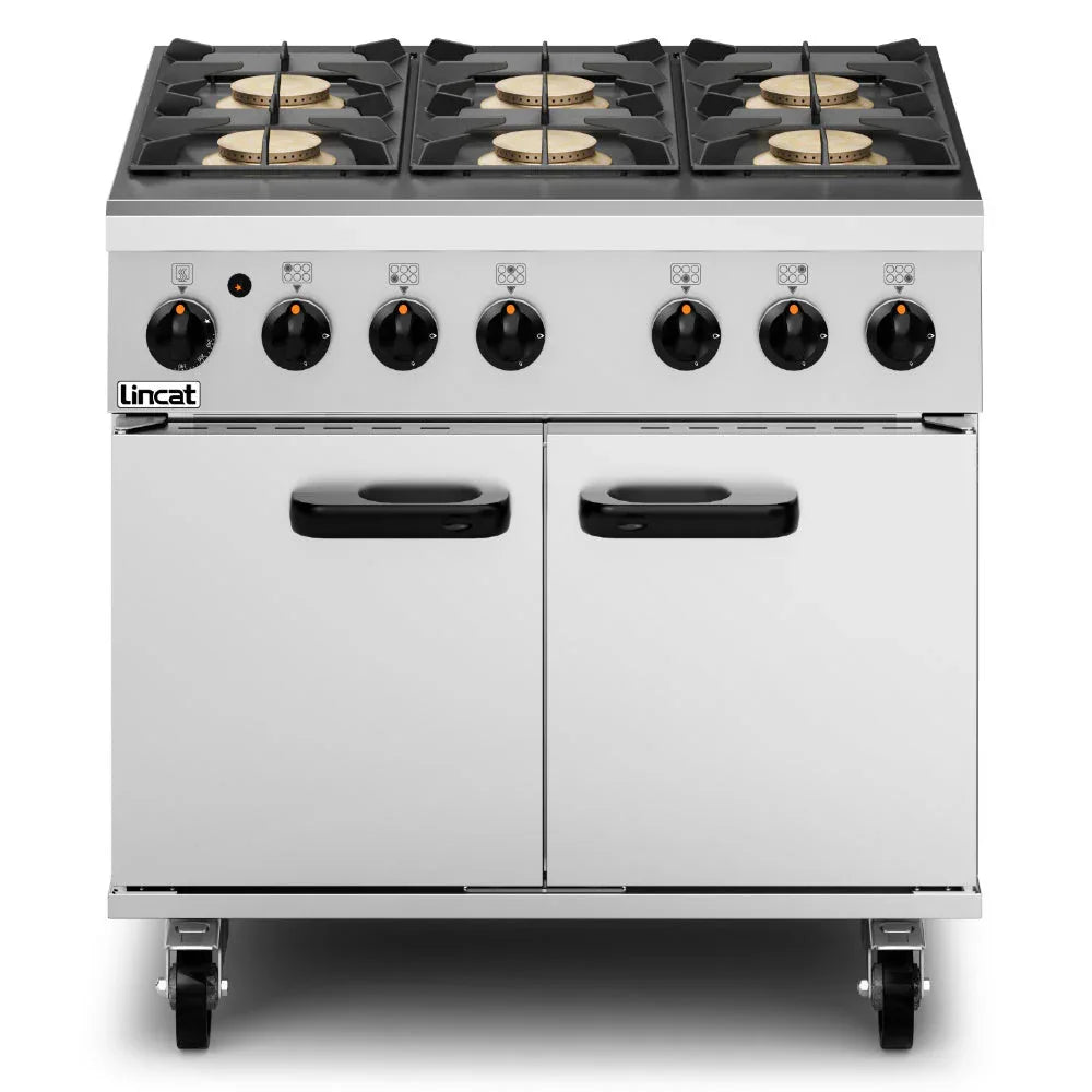 Lincat Phoenix 6 Burner Oven Range PHGR01-NAT/LPG JD Catering Equipment Solutions Ltd