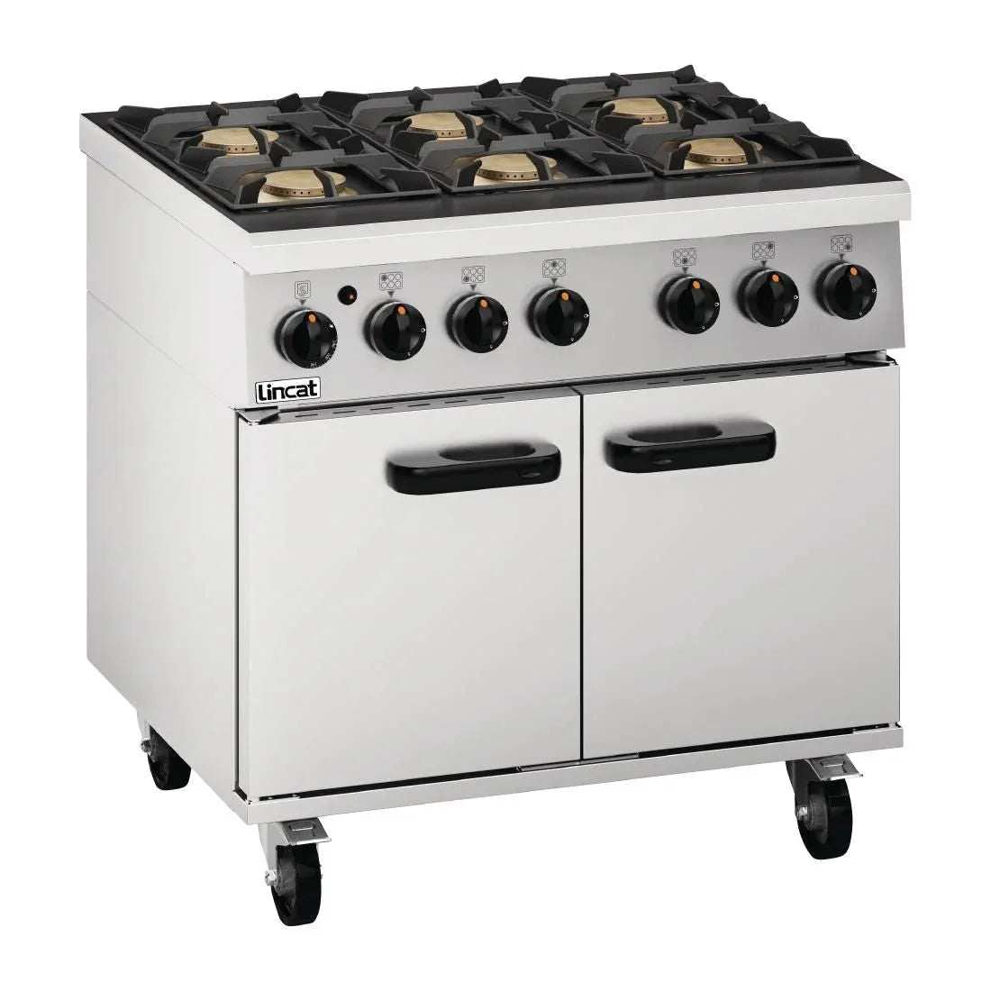 Lincat Phoenix 6 Burner Oven Range PHGR01-NAT/LPG JD Catering Equipment Solutions Ltd