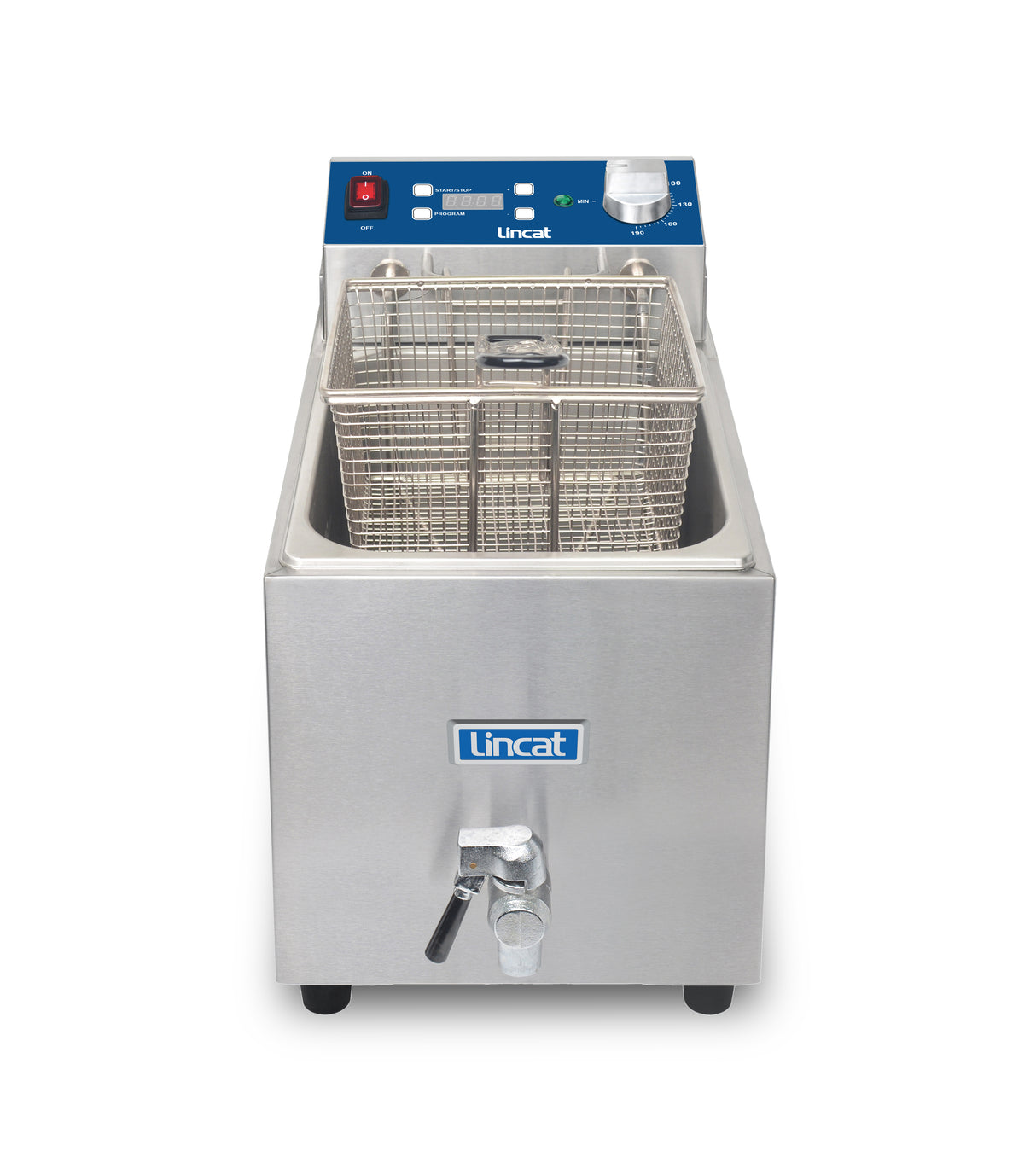 Lincat Lynx Prime - LPDFT - Lynx Prime Electric Counter top Fryer – Single Tank – 1 Basket – with Digital Timer – W 280 mm 2.9 Kw