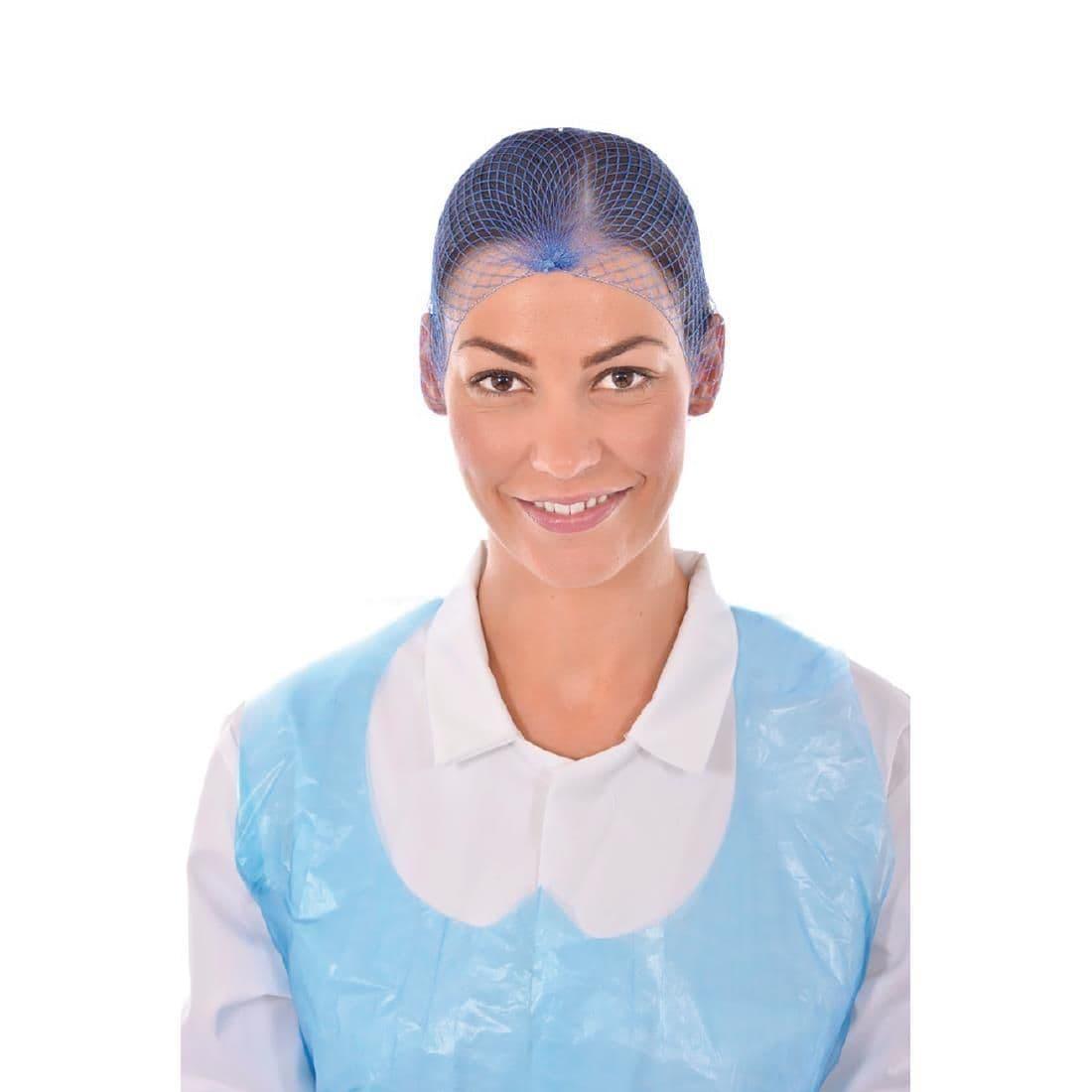 A291 Lion Haircare Hair Net Light Blue (Pack of 50) - JD Catering Equipment Solutions Ltd