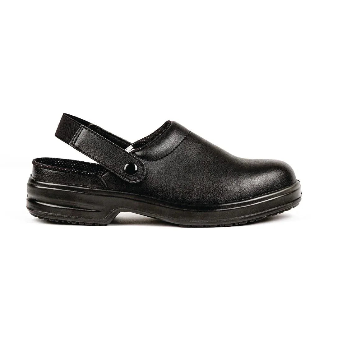 A813-36 Lites Unisex Safety Clogs Black - JD Catering Equipment Solutions Ltd