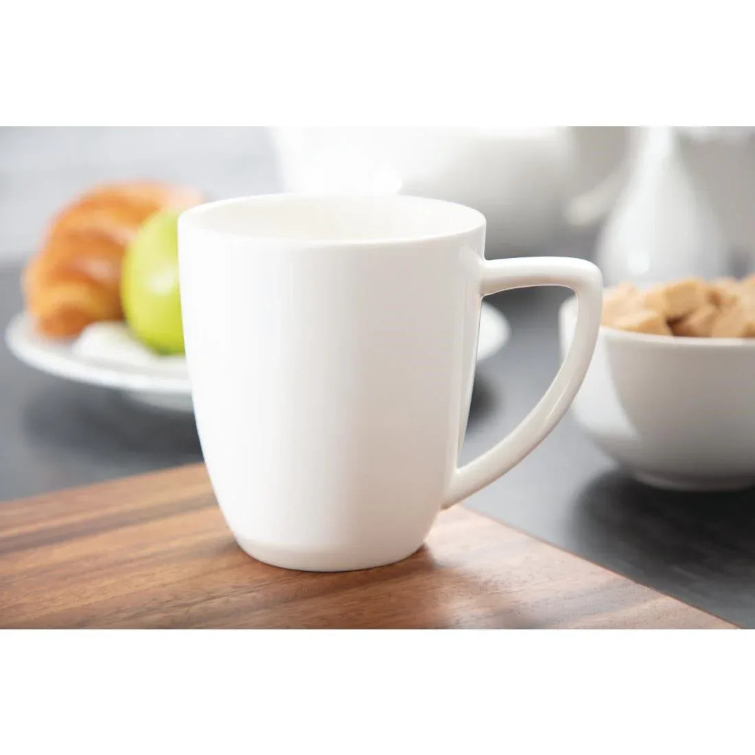 CD649 Lumina Fine China Latte Mugs 350ml 12oz (Pack of 6) - JD Catering Equipment Solutions Ltd