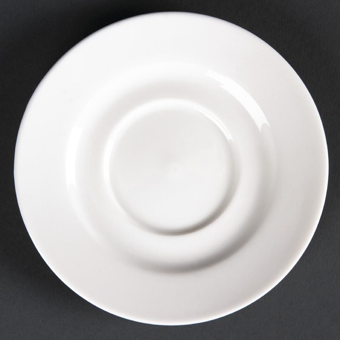 Lumina Fine China Round Saucers 110mm (Pack of 6) JD Catering Equipment Solutions Ltd