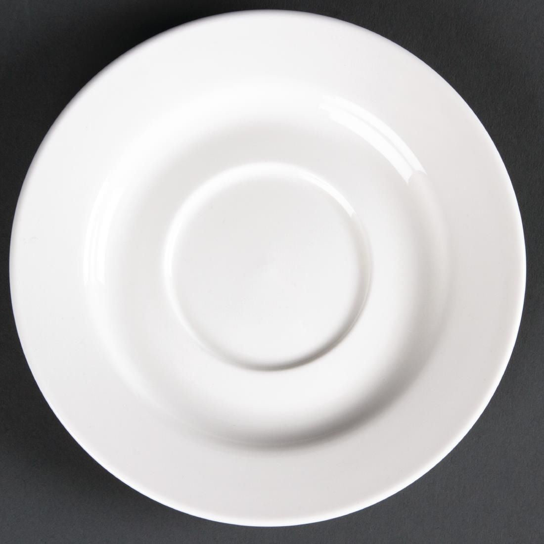 Lumina Fine China Round Saucers 143mm (Pack of 6) JD Catering Equipment Solutions Ltd