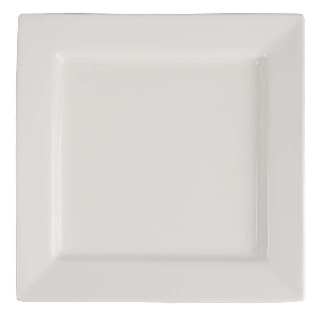 Lumina Square Plates 233mm (Pack of 4) JD Catering Equipment Solutions Ltd