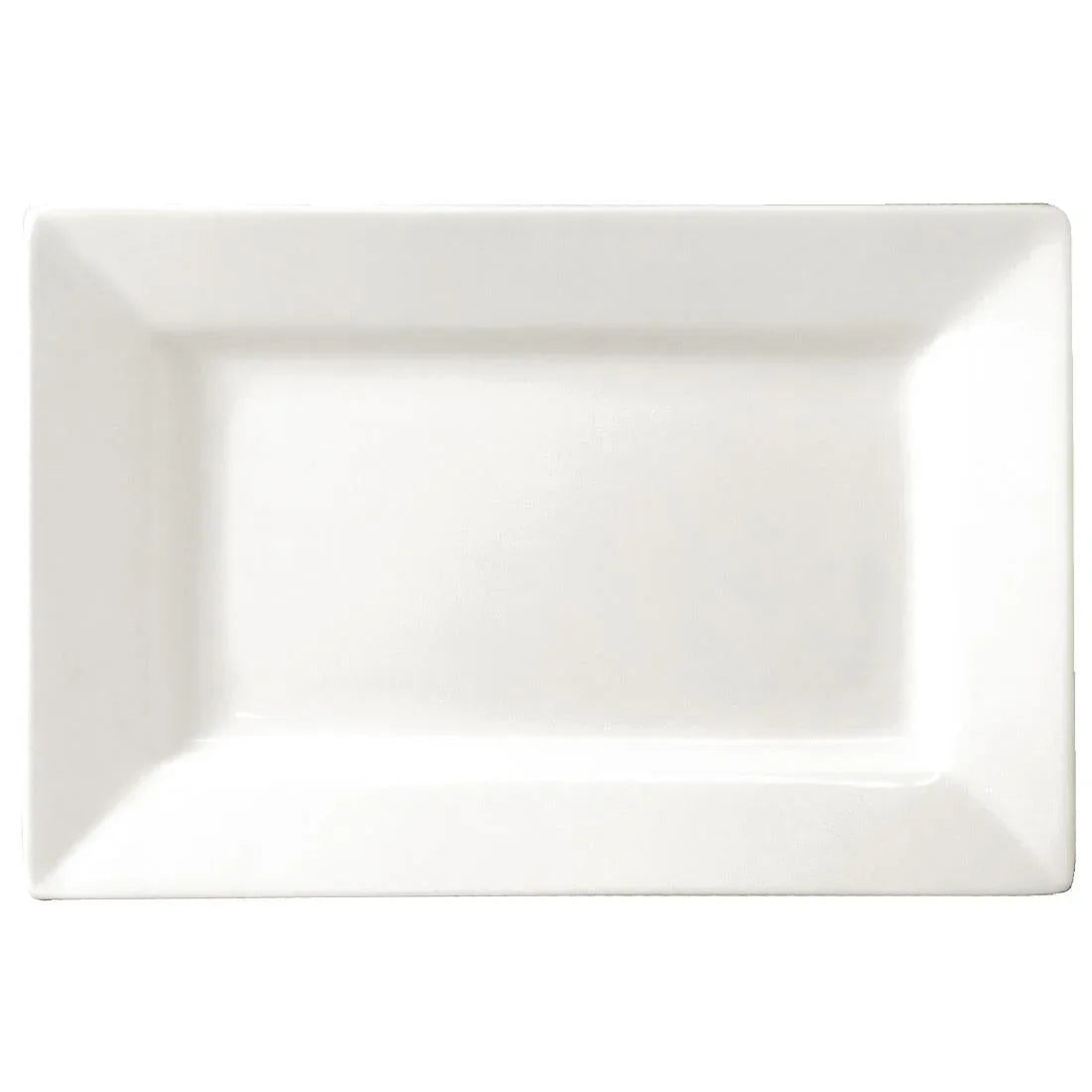 CD630 Lumina Wide Rim Rectangular Plates 257x 155mm (Pack of 4) - JD Catering Equipment Solutions Ltd