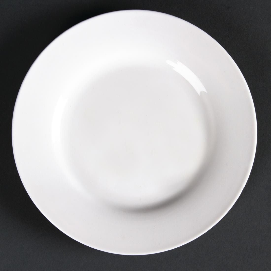 Lumina Wide Rim Round Plates 150mm (Pack of 6) JD Catering Equipment Solutions Ltd