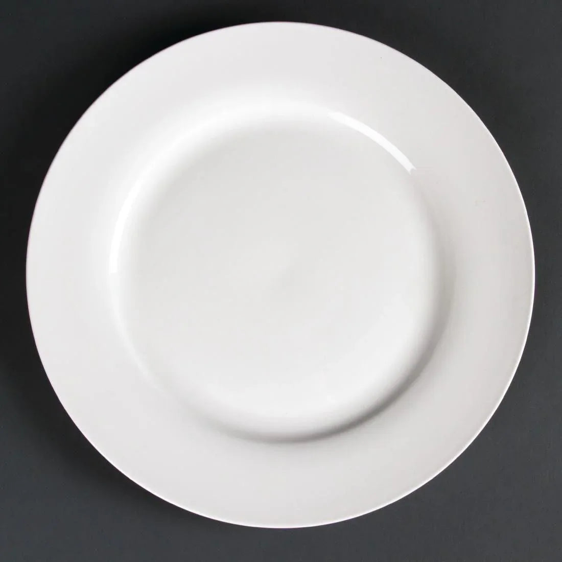 CD625 Lumina Wide Rim Round Plates 270mm (Pack of 4) - JD Catering Equipment Solutions Ltd