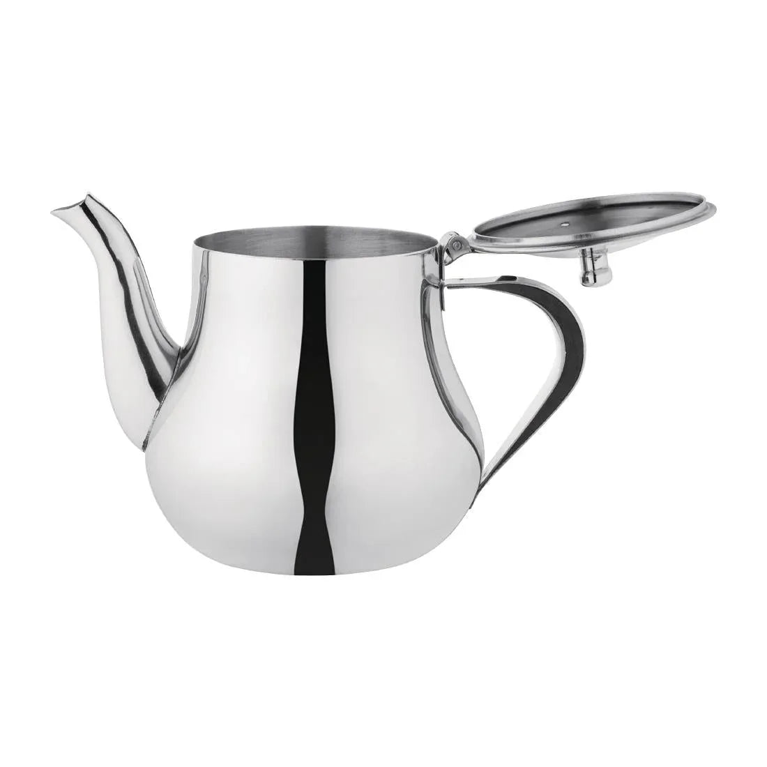 M982 Olympia Arabian Stainless Steel Teapot 1Ltr - JD Catering Equipment Solutions Ltd
