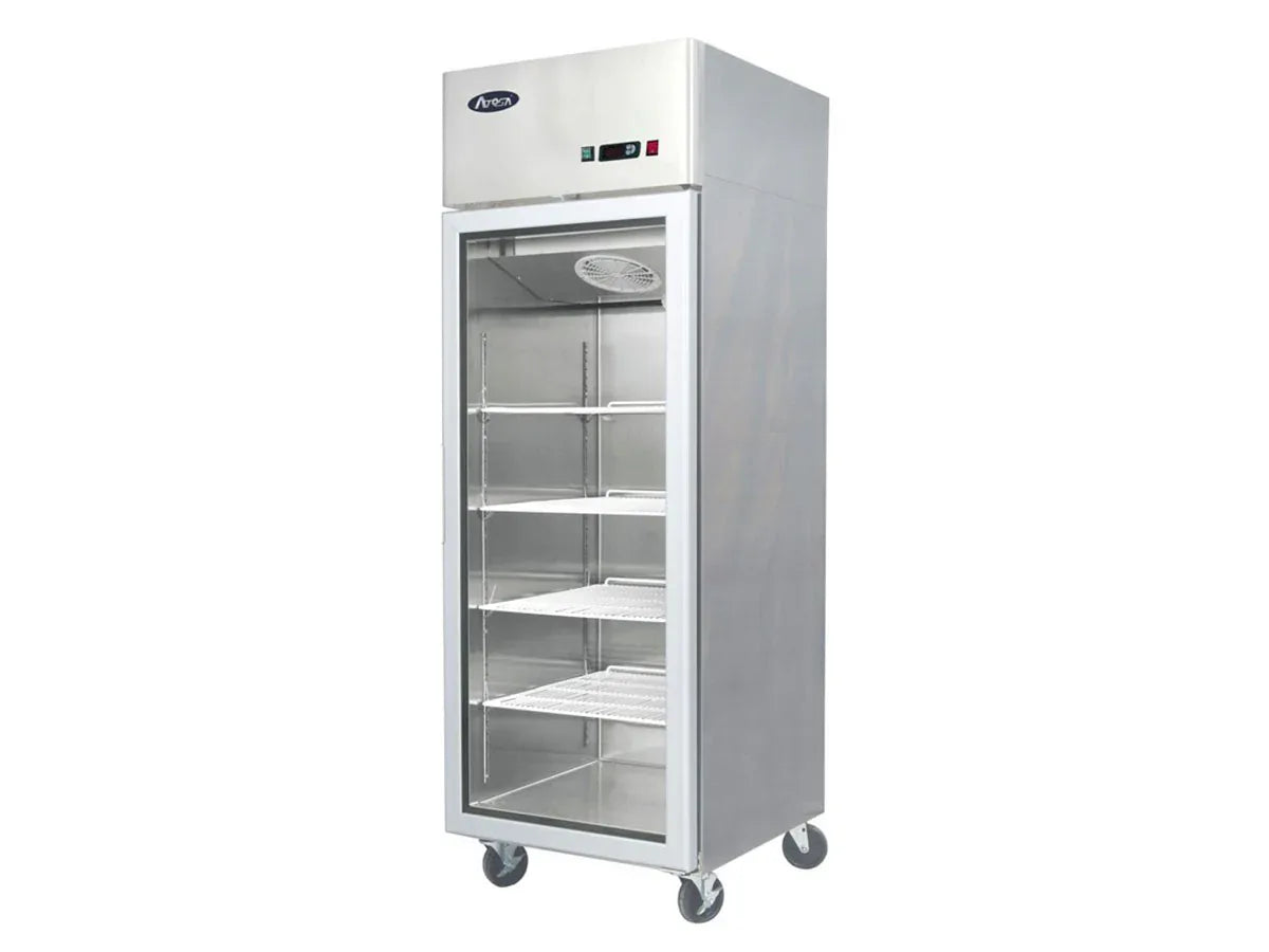 Atosa YCF9407GR Slimline Glass Door Upright Freezer 410ltrs - JD Catering Equipment Solutions Ltd