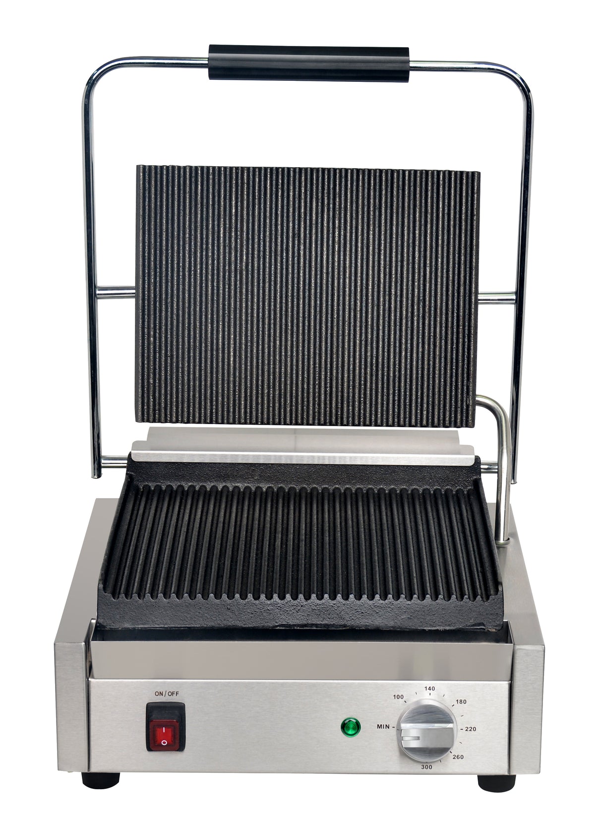 MEP-M-SARR-1 Mercury single countertop ribbed grill