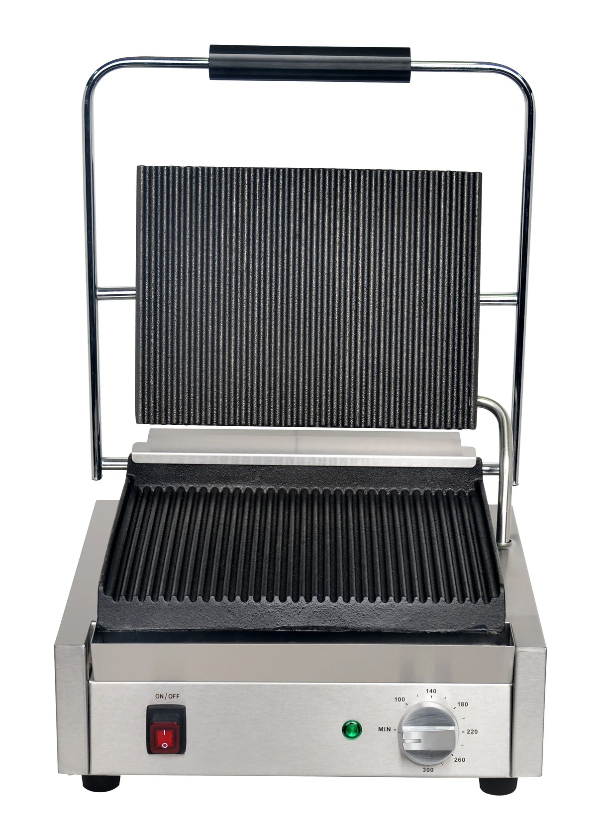 MEP-M-SARR-1 Mercury single countertop ribbed grill