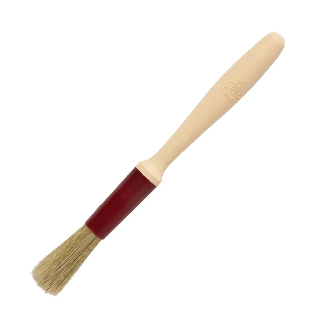 F242 Matfer Pastry Brush Natural Bristles Round Head 1.5cm - JD Catering Equipment Solutions Ltd