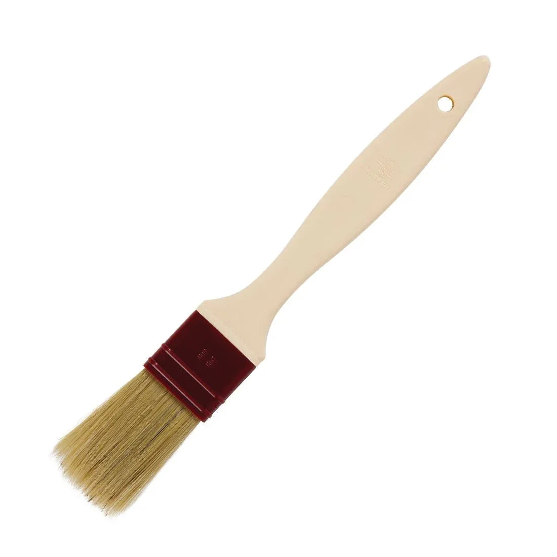 E442 Matfer Pastry Brush Natural Flat Bristles 3.5cm - JD Catering Equipment Solutions Ltd