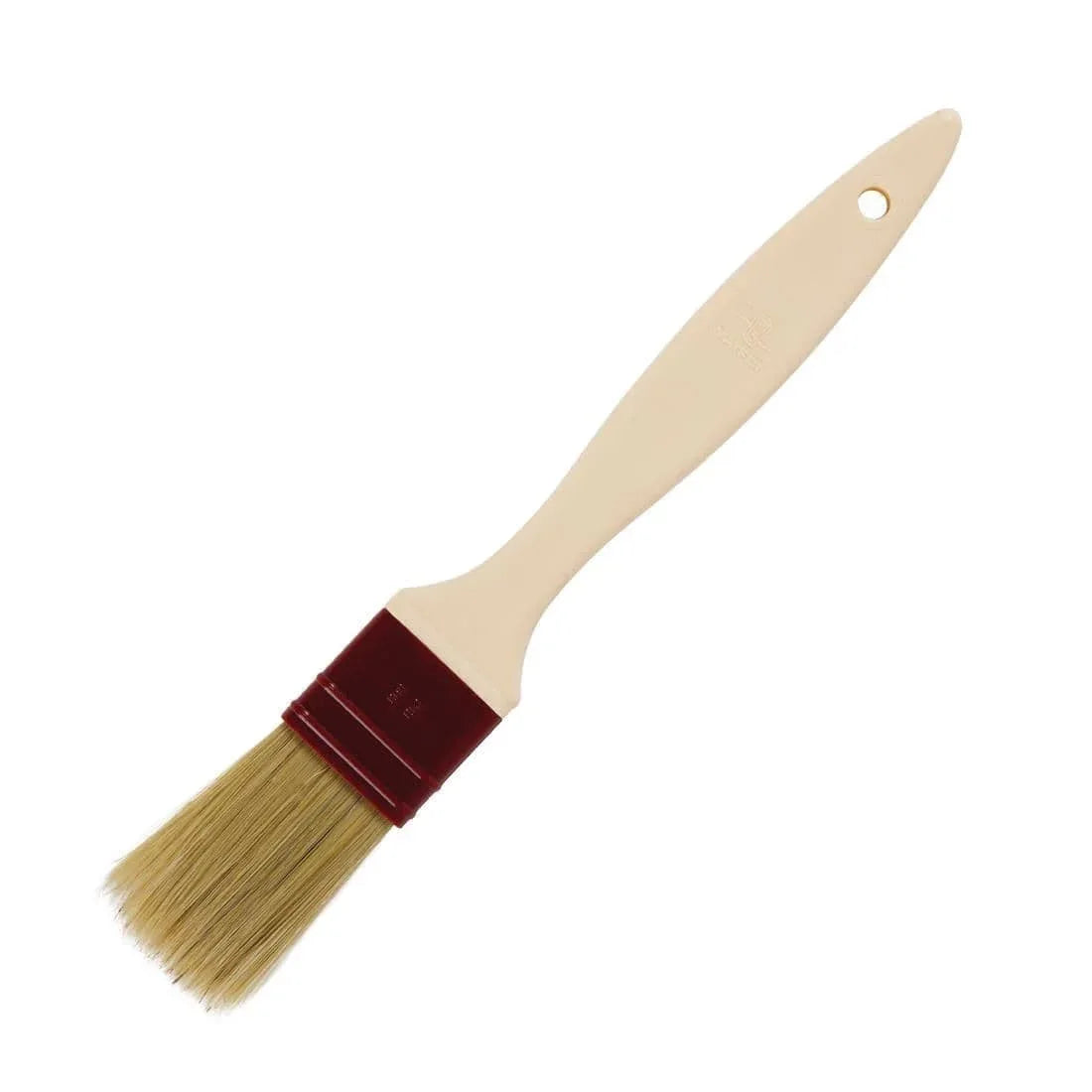 E442 Matfer Pastry Brush Natural Flat Bristles 3.5cm - JD Catering Equipment Solutions Ltd