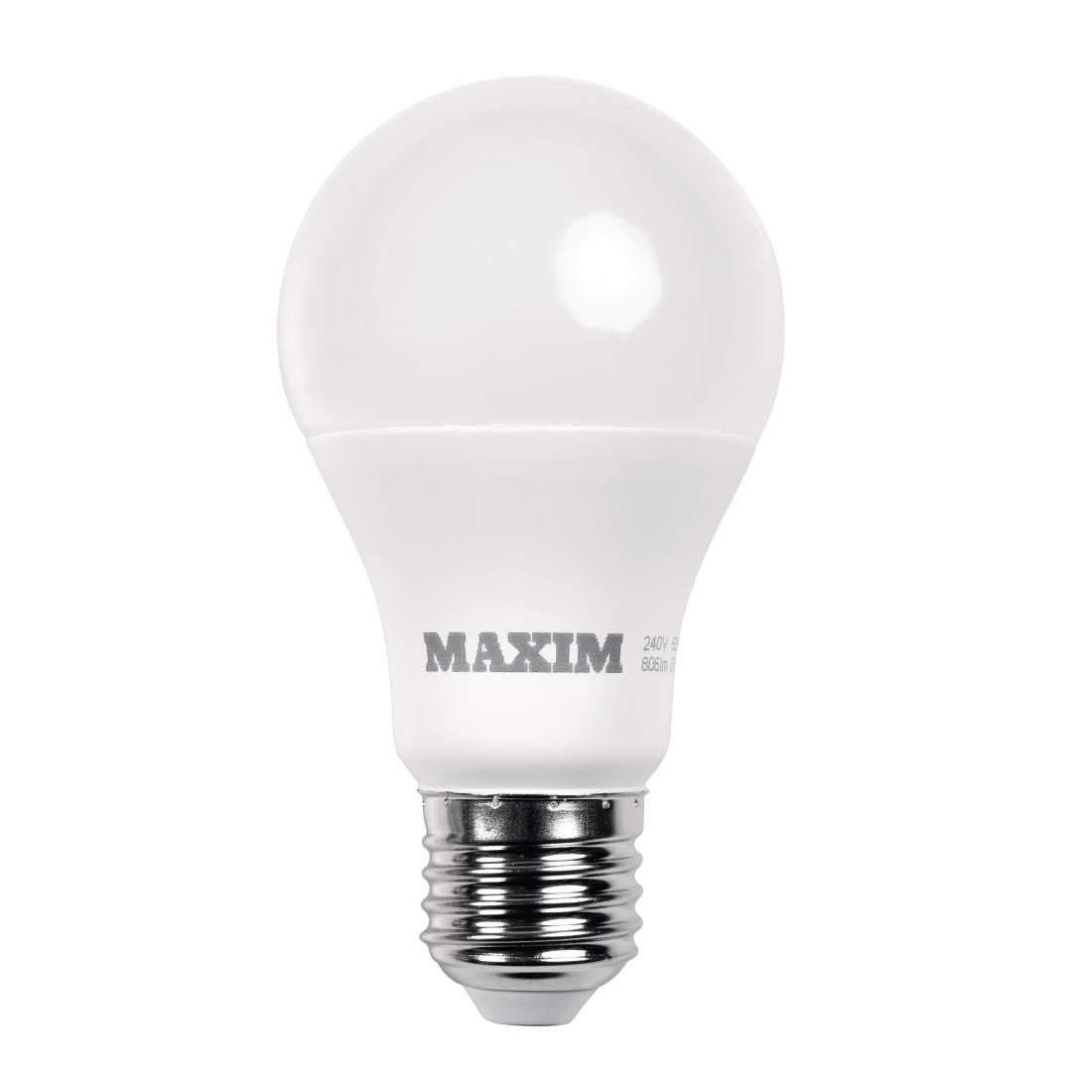Maxim LED GLS Edison Screw 10W (Pack of 10) JD Catering Equipment Solutions Ltd