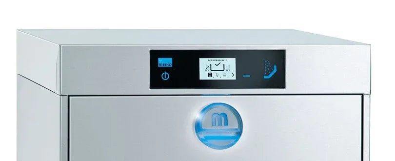 Meiko M-iClean UM+ Front loading glass or dishwasher with increased door height of 435mm 500mm x 500mm basket - JD Catering Equipment Solutions Ltd