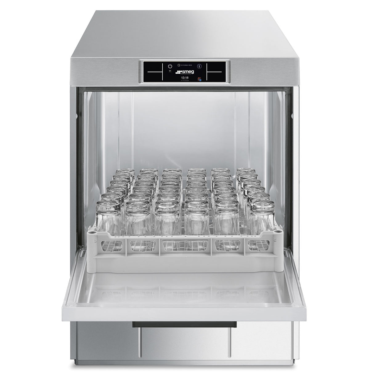 Smeg Professional Pura SPD525S 500mm basket Dishwasher with Softener 10 customizable programs 500x500 8.4kW 15A 3ph