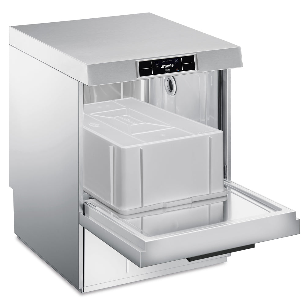 Smeg Professional Pura SPD526 500mm Undercounter Traywasher 10 customizable programs 500x500 8.4kW 15A 3ph