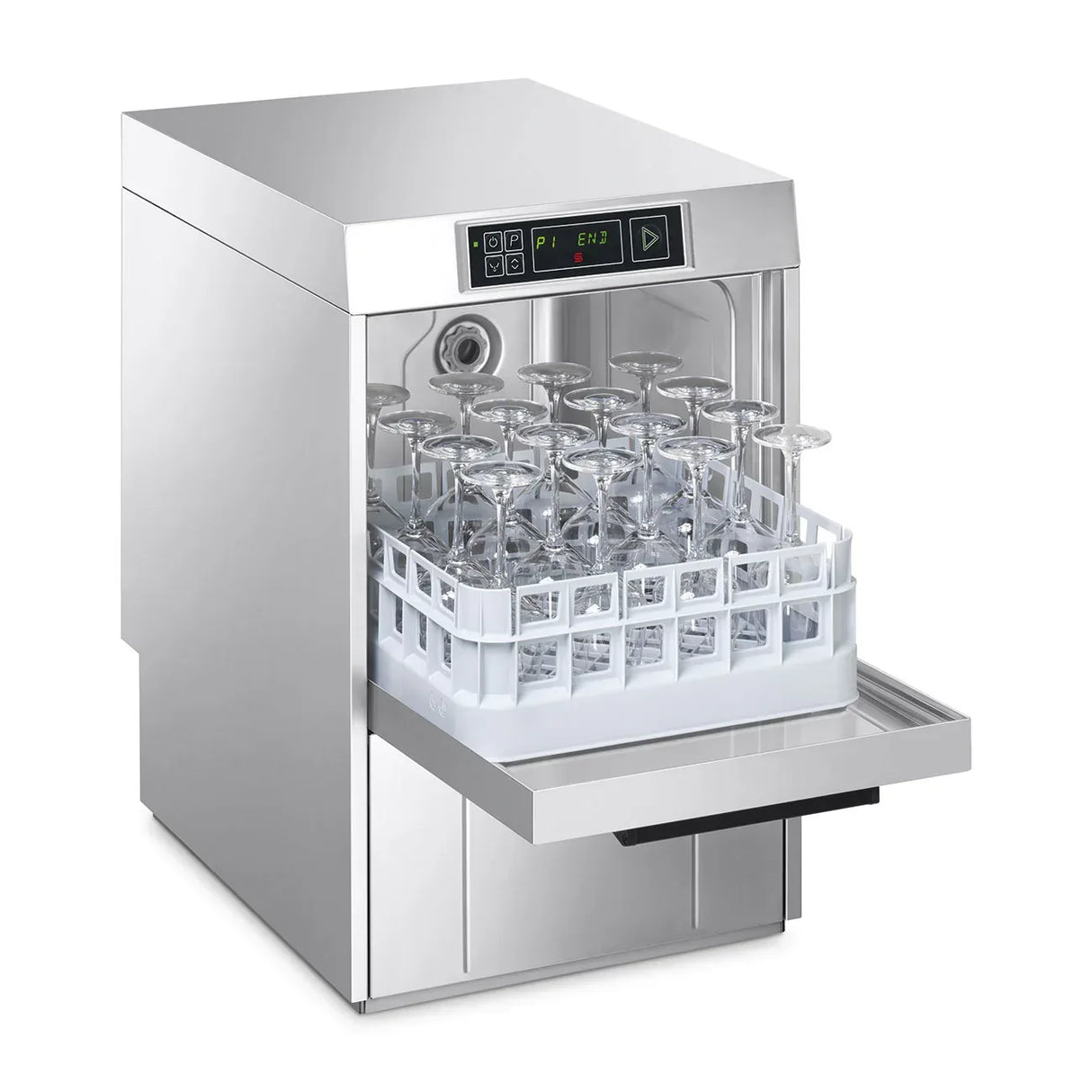 Smeg Professional SPG415SUK 400mm basket Glasswasher with softener, 7 Wash Programs / 400x400 / 2.9kW 13A