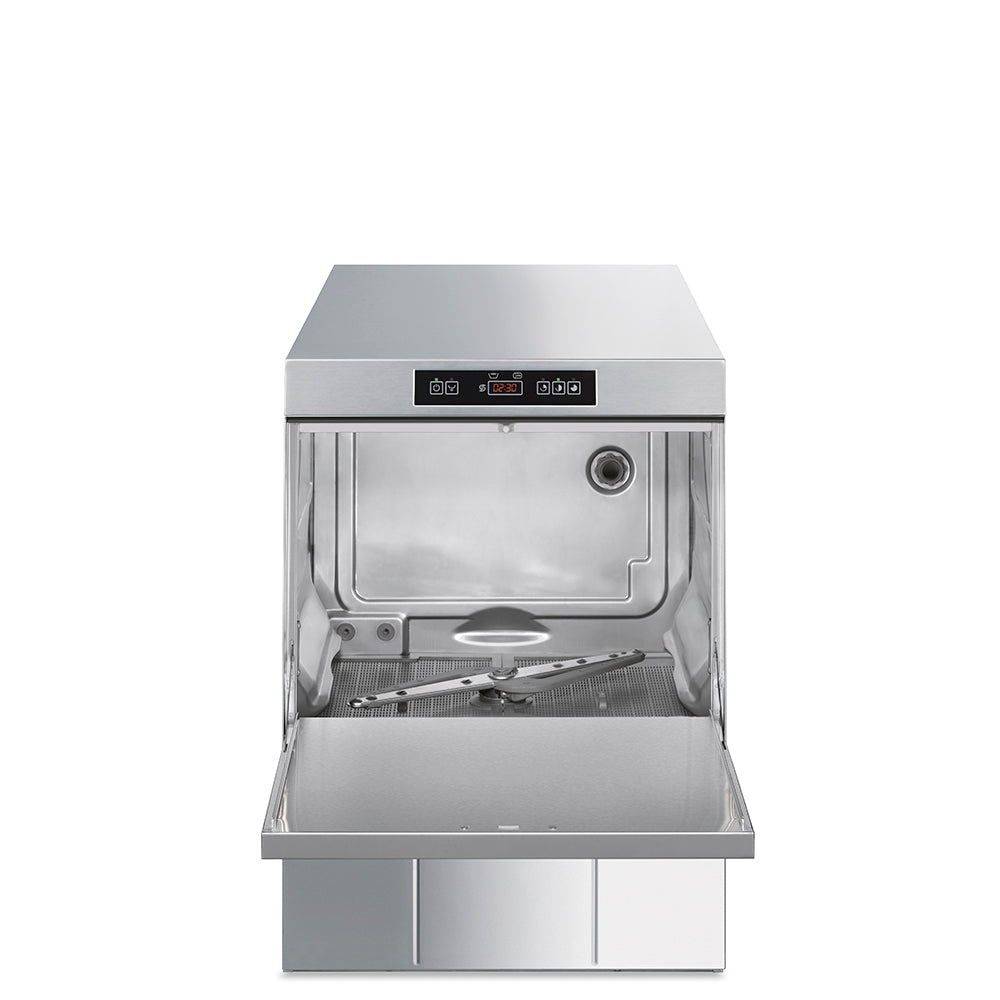 Smeg Ecoline Undercounter Glasswasher with integral softener, 3 Wash Programs 500x500 SPG505SUK