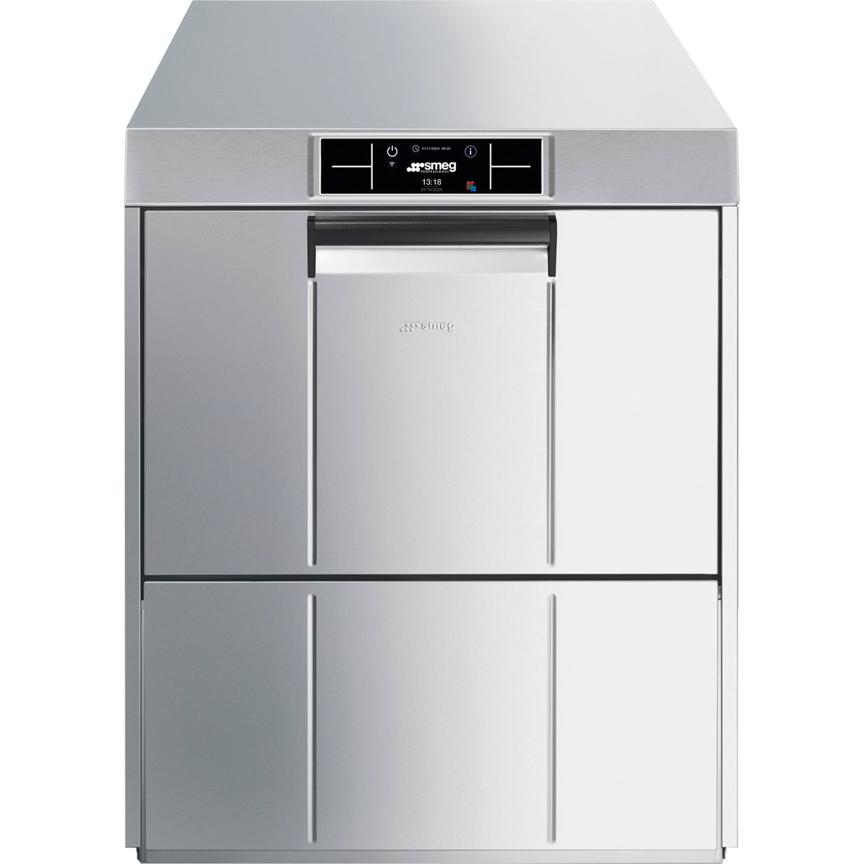 Smeg Professional Pura SPG525L LOW 500mm basket Glasswasher with Softener 10 customizable programs 500x500 8.4kW 15A 3ph