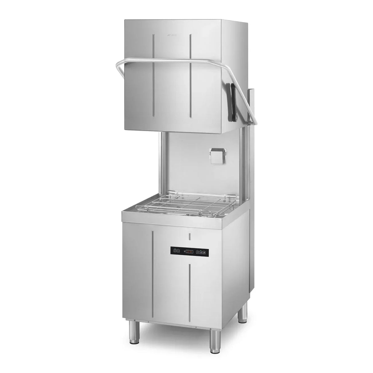 Smeg Ecoline range Hood Type Dishwasher with integral softener 500x500 SPH505SL - JD Catering Equipment Solutions Ltd