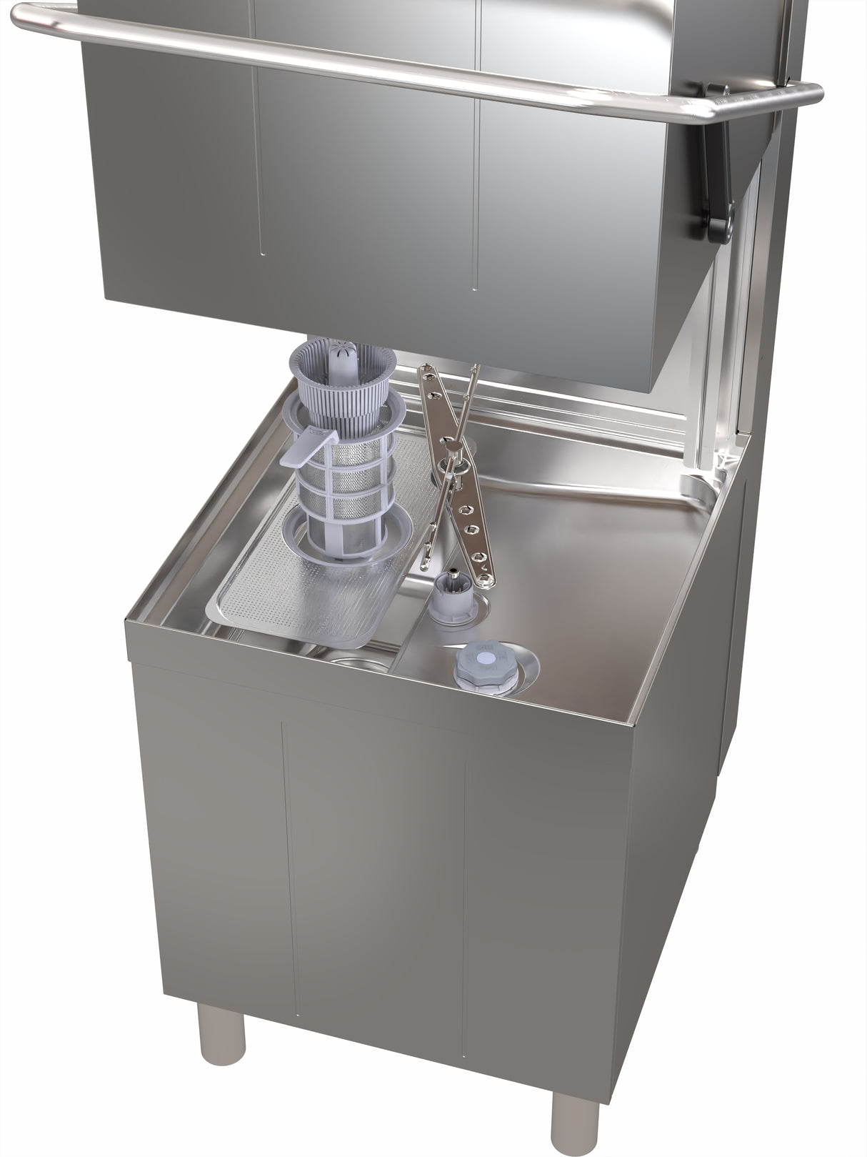 Smeg Topline Professional Passthrough Dishwasher with Steam Heat Recovery & Water Softener SPH515SH
