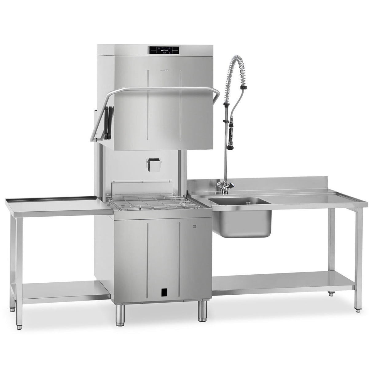 Smeg Pura Range XL Hood Type Dishwasher with Softener, 10 Customisable Wash Programs 600x500 SPH625S