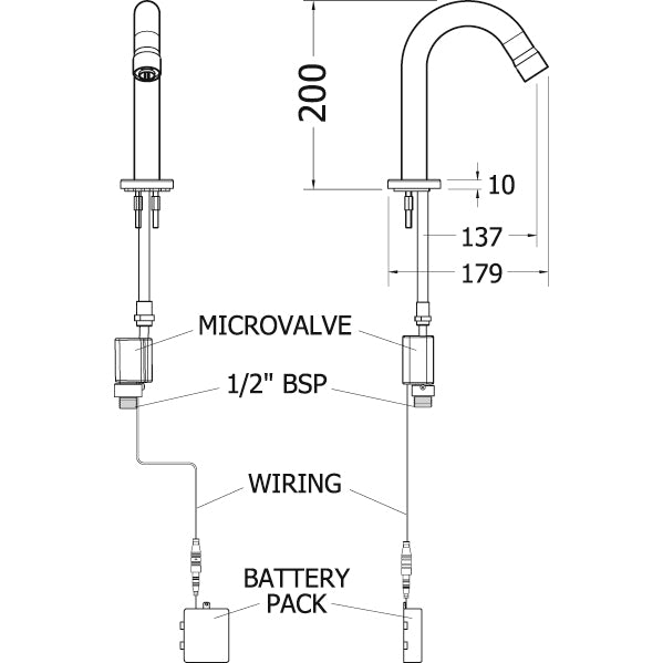 Mechline AquaTechnix TX-i-200-NOMX Sensor Tap