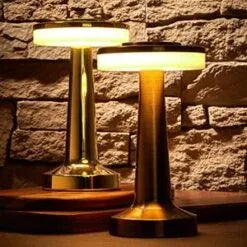 Timeless Brassy Table Lamp 19.5cm Product Code: 303001G - JD Catering Equipment Solutions Ltd