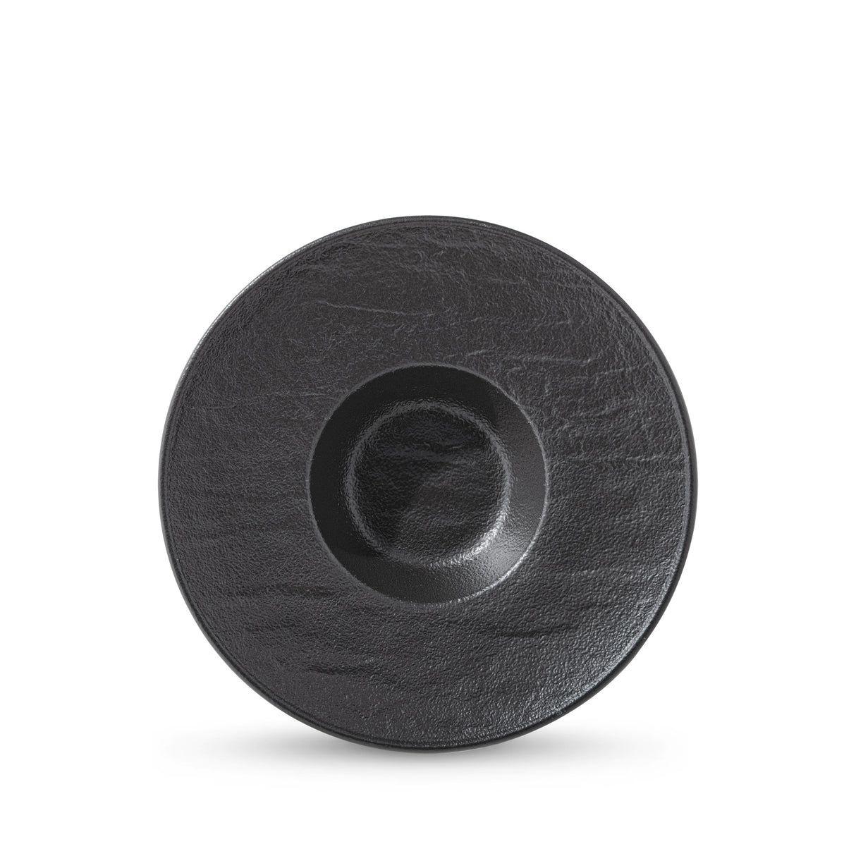 Wilmax Black Deep Plate 27cm – Pack of 2 by Wilmax