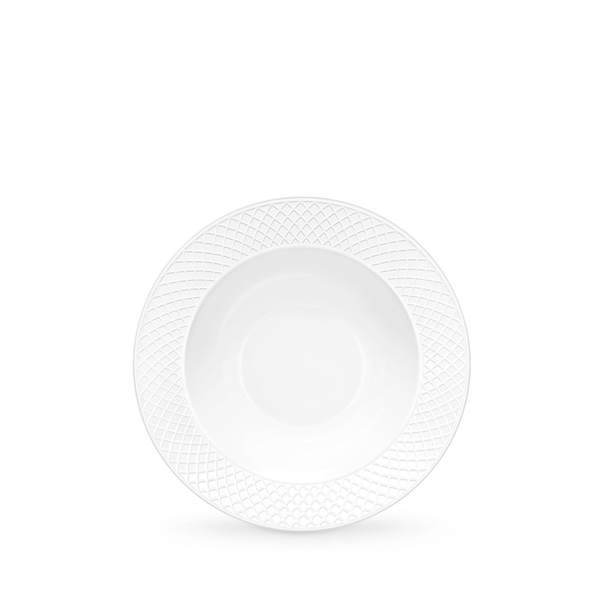 Wilmax Deep Rim Round Plate 22.5cm – Pack of 2 by Wilmax – professional porcelain tableware for hospitality