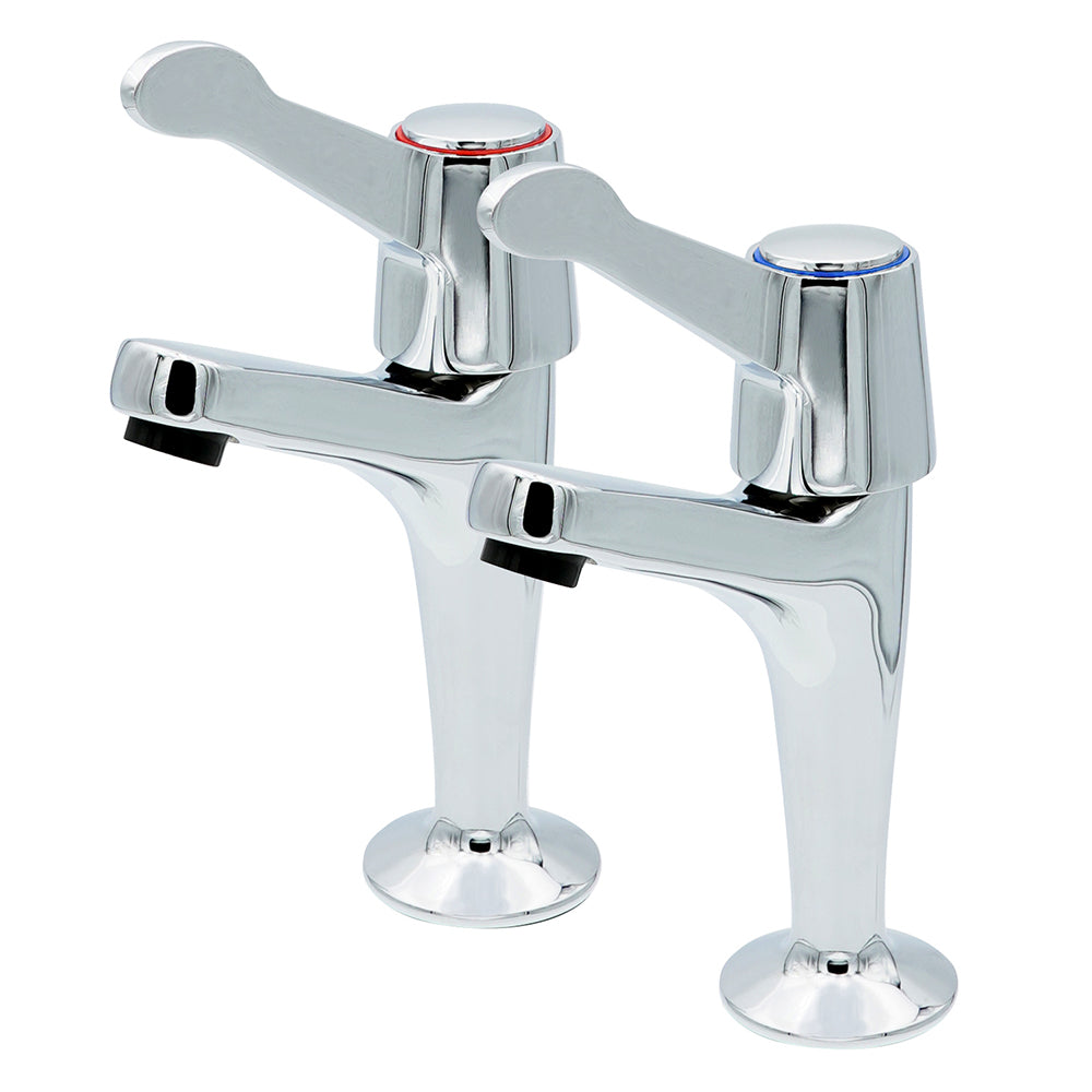 CaterTap WR-922068 ½-inch Sink taps with 3-inch lever controls (pair)