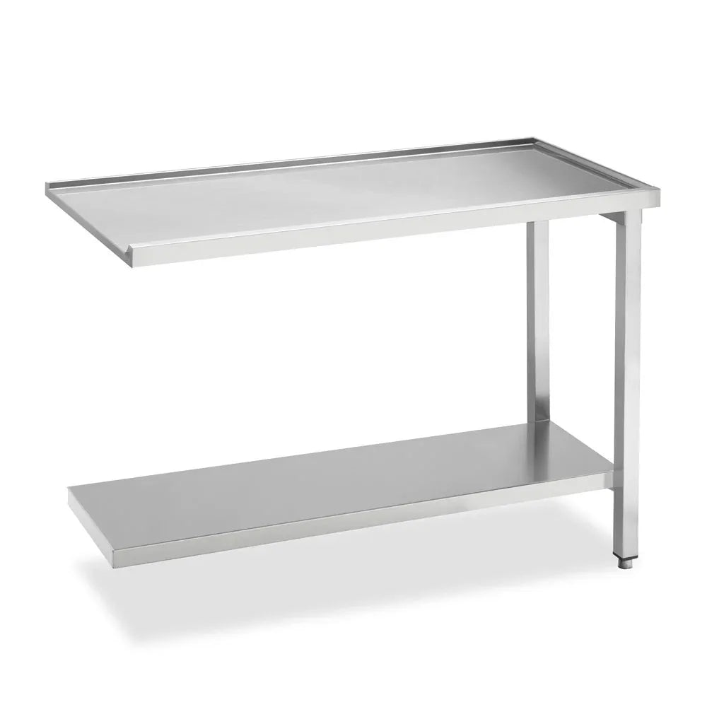 Smeg Professional Dishwash Tabling - Universal 1200mm Exit Table For Either Side With Lower Shelf