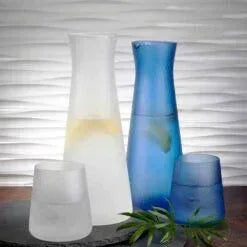 G220715 White Frosted Decanter 800ml / 28 oz (Pack of 6)