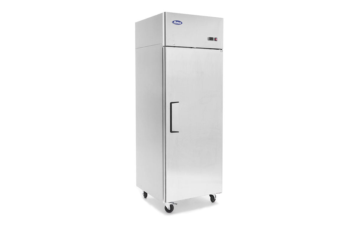 Atosa YBF9206GR Slimline Upright Single Door Fridge 410 Litre
