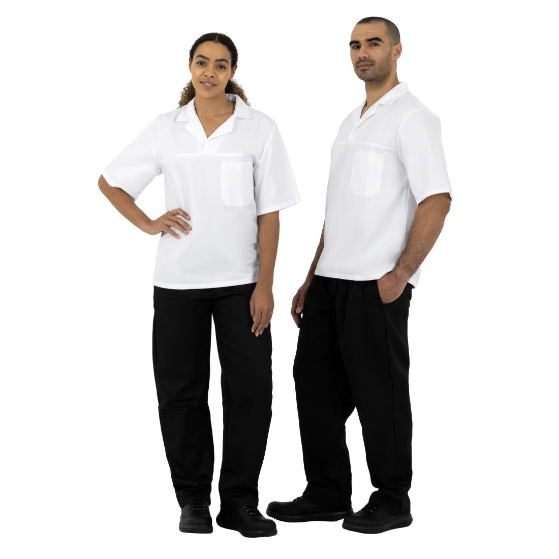 A582 Whites Vegas Chef Trousers Polycotton Black