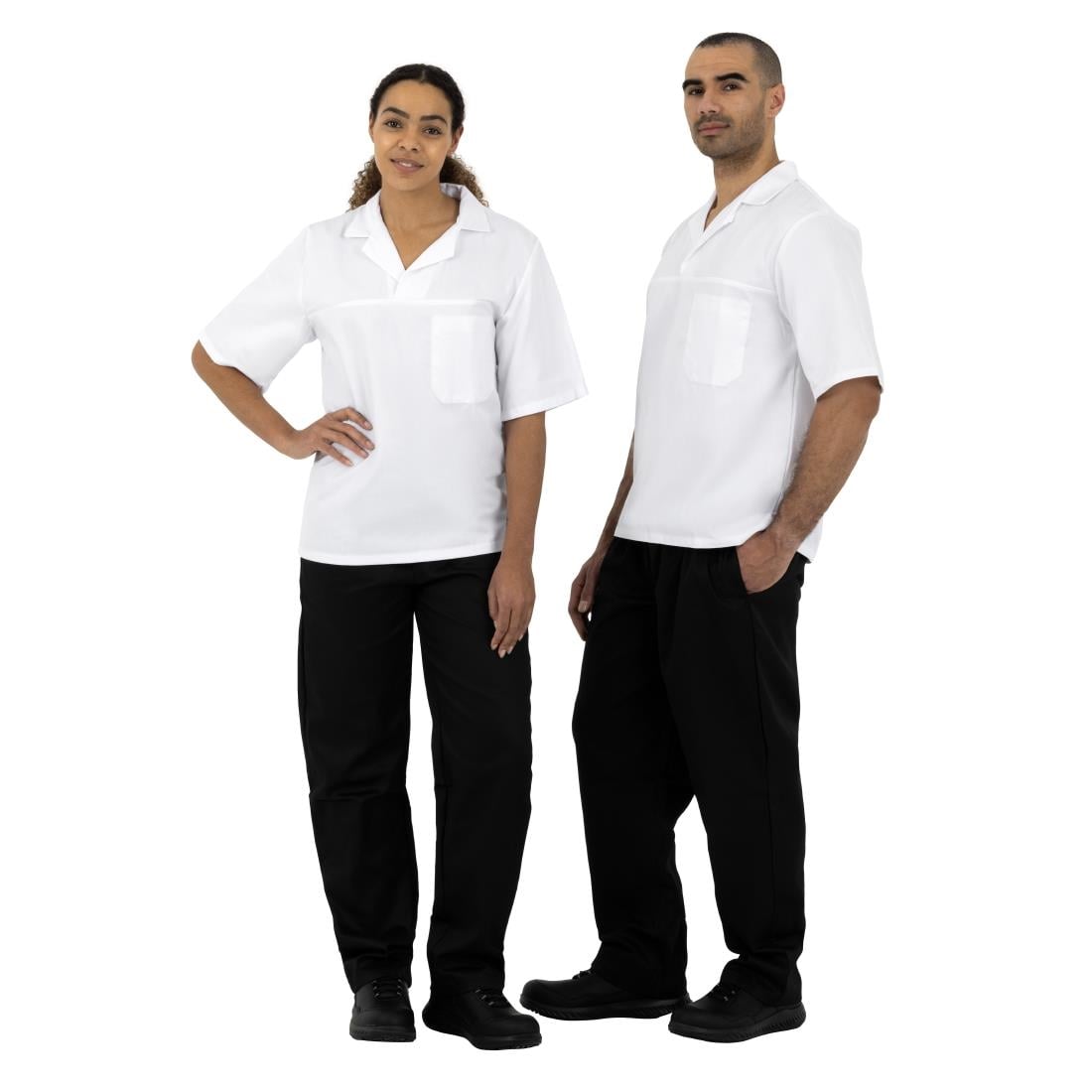 Whites Vegas Chef Trousers Polycotton Black L (5 Pack)