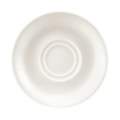 Pack Size 6 - Porland Academy Academy Curve Double Well Saucer 15cm - A136316