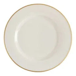 Pack Size 6 - Porland Academy Academy Event Gold Band Flat Plate 32cm/12.5" - A183232GB